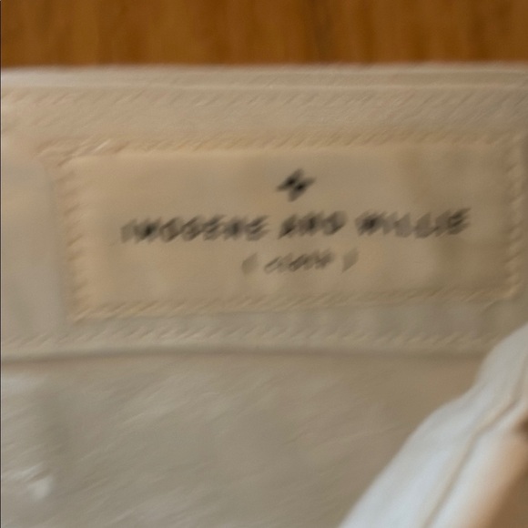 Imogene and Willie L Palmore ivory White Casual Pants great pre owned condition - Picture 5 of 10